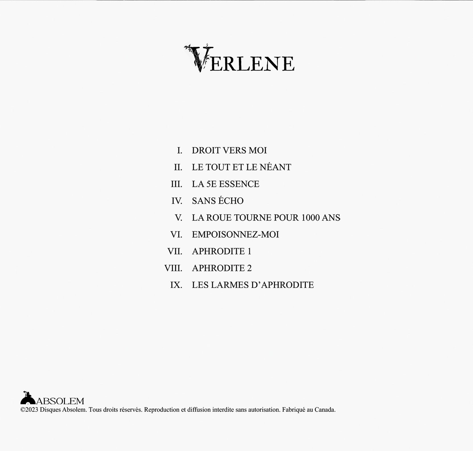 ARCANES MAJEURS, Vol. 1 – Verlene Boutique