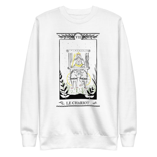 Sweatshirt LE CHARIOT VII - Blanc