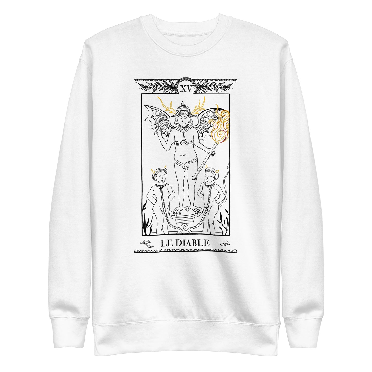 Sweatshirt LE DIABLE XV - Blanc