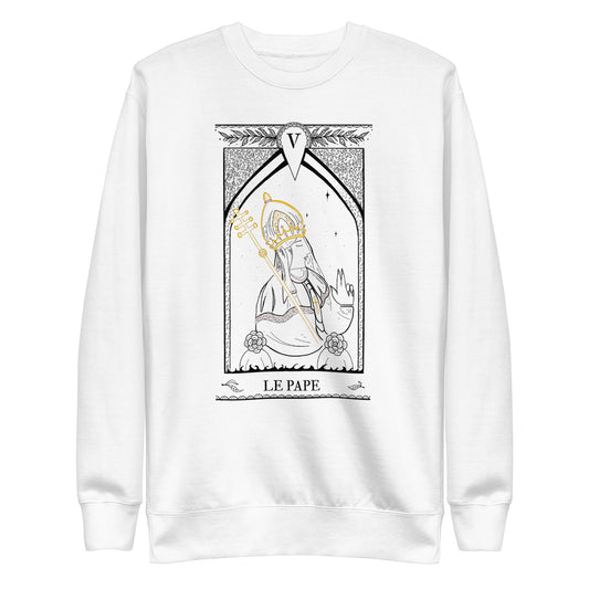 Sweatshirt LE PAPE V - Blanc