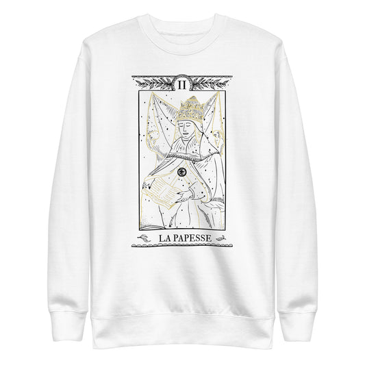 Sweatshirt LA PAPESSE II - Blanc