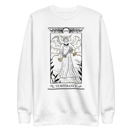 Sweatshirt TEMPÉRANCE XIIII - Blanc